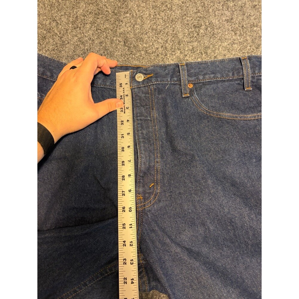 Levi's 550 Men's Jeans 40x30 Dark Wash Blue Relaxed Fit 100% Cotton Colombia - Picture 8 of 9